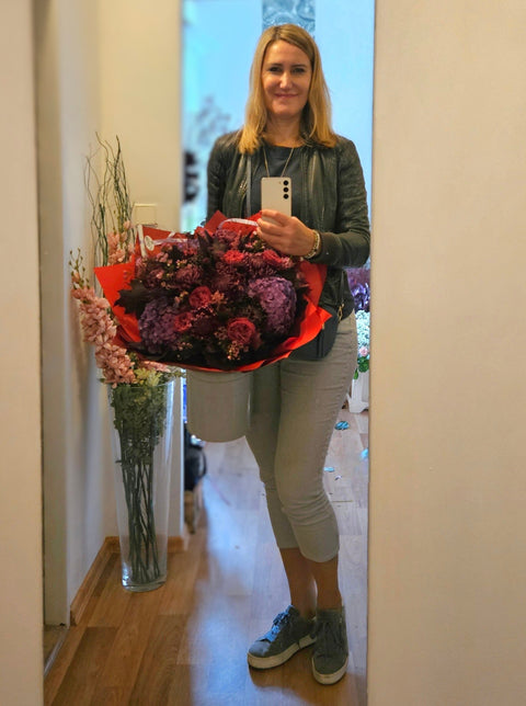 Purple Bomb Bouquet