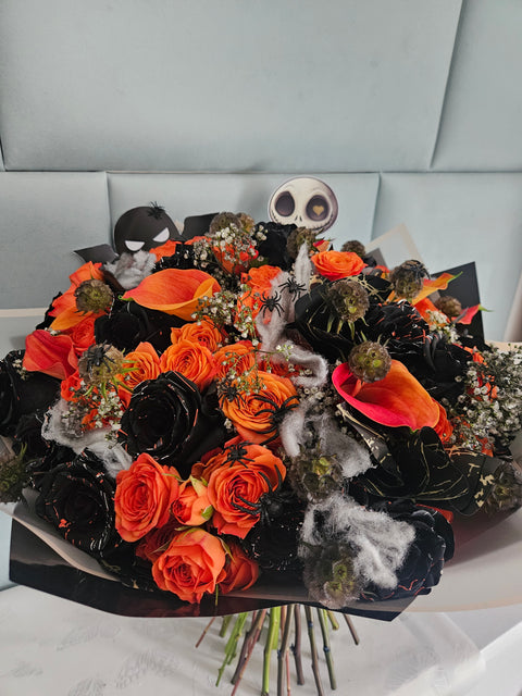 Halloweenská kytice