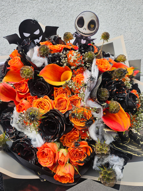 Halloweenská kytice