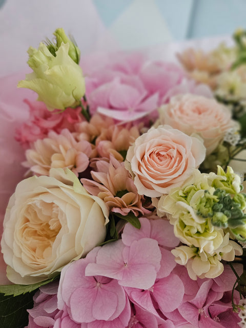 Hydrangea Sugar Candy Rose Bouquet