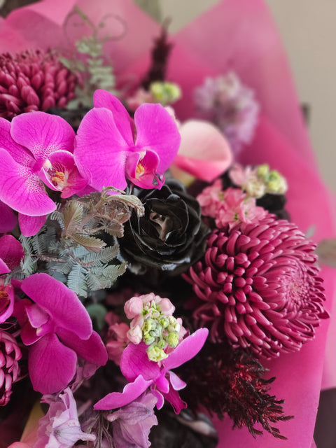 Purple Bomb Bouquet