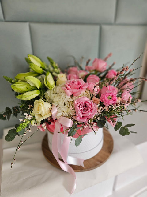 Art Flowerbox Pink & White Shaded