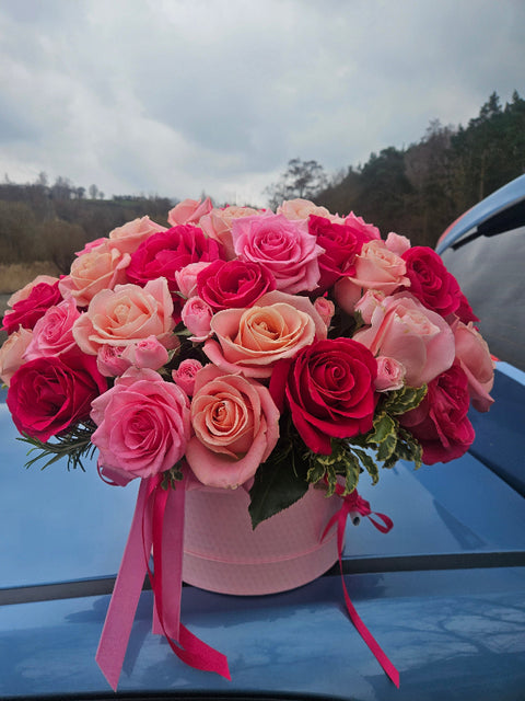Flowerbox with Roses