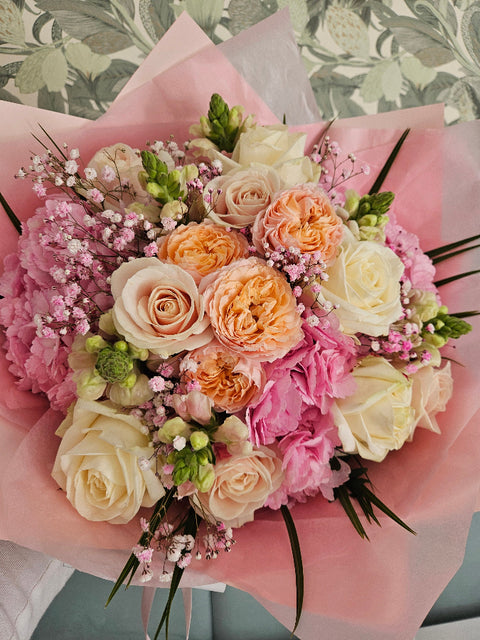 Hydrangea Sugar Candy Rose Bouquet