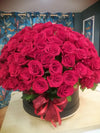 Flowerbox červených růží