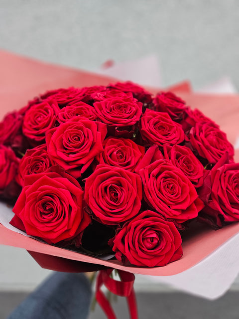 Kytice červených růží