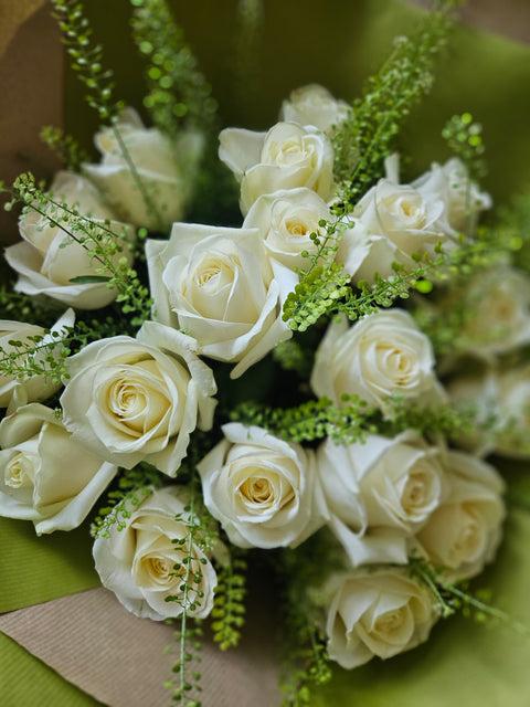White Rose Bouquet