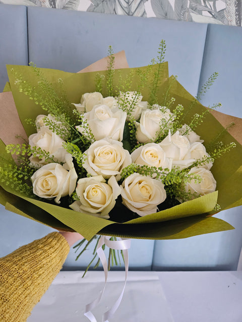 White Rose Bouquet