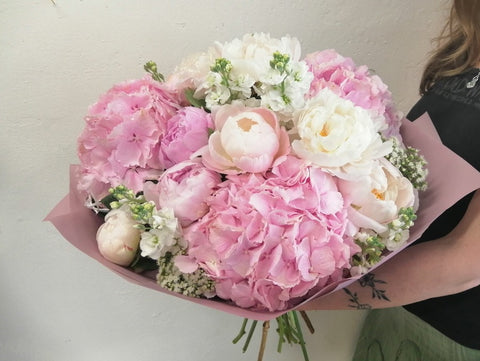 Hydrangea Sugar Candy Peony Bouquet