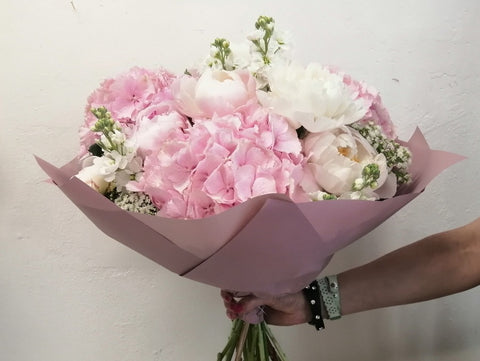 Hydrangea Sugar Candy Peony Bouquet