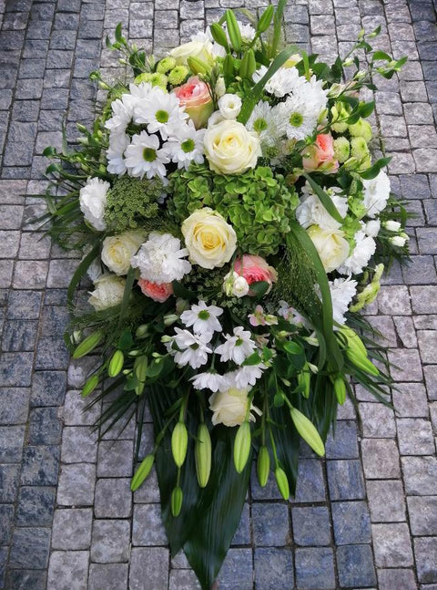 Funeral Flowers // Multi-coloured Teardrop
