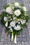 Funeral Flowers // One-colour Teardrop