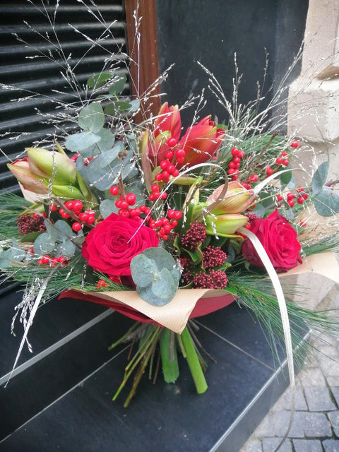 Winter Amaryllis Bouquet